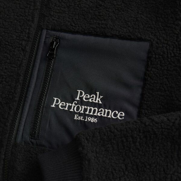 Al sport peak performance original pile zip jakke herre black